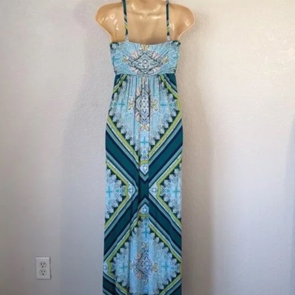 Soma Size M  Jersey Maxi Dress Removable Multiway Straps - Picture 2 of 5